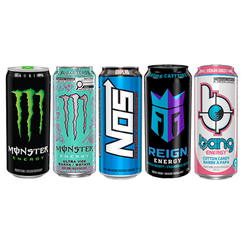 Monster, Reign, Nos or Bang